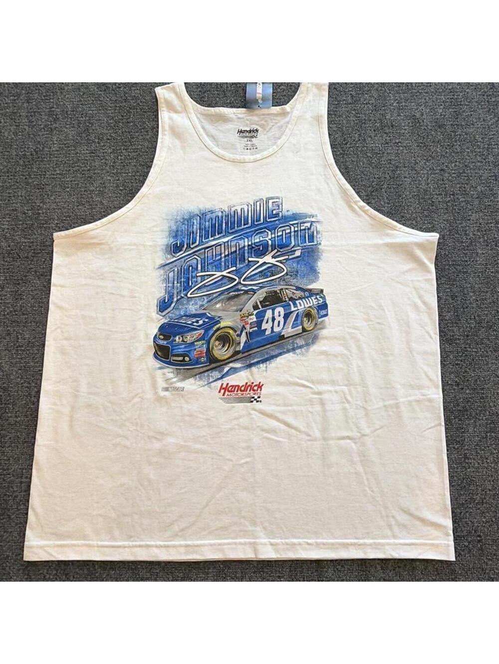 Nascar Jimmie Johnson tank top men’s 2XL